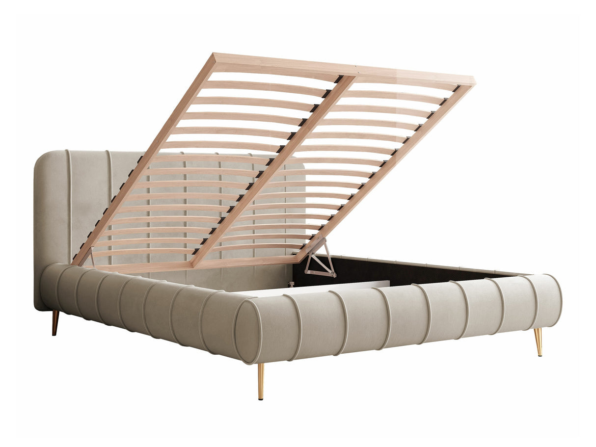 Ágy SLIM XI złote nemgi, Szín: Kronos 29, Alvó felület mérete: 120 x 200 cm