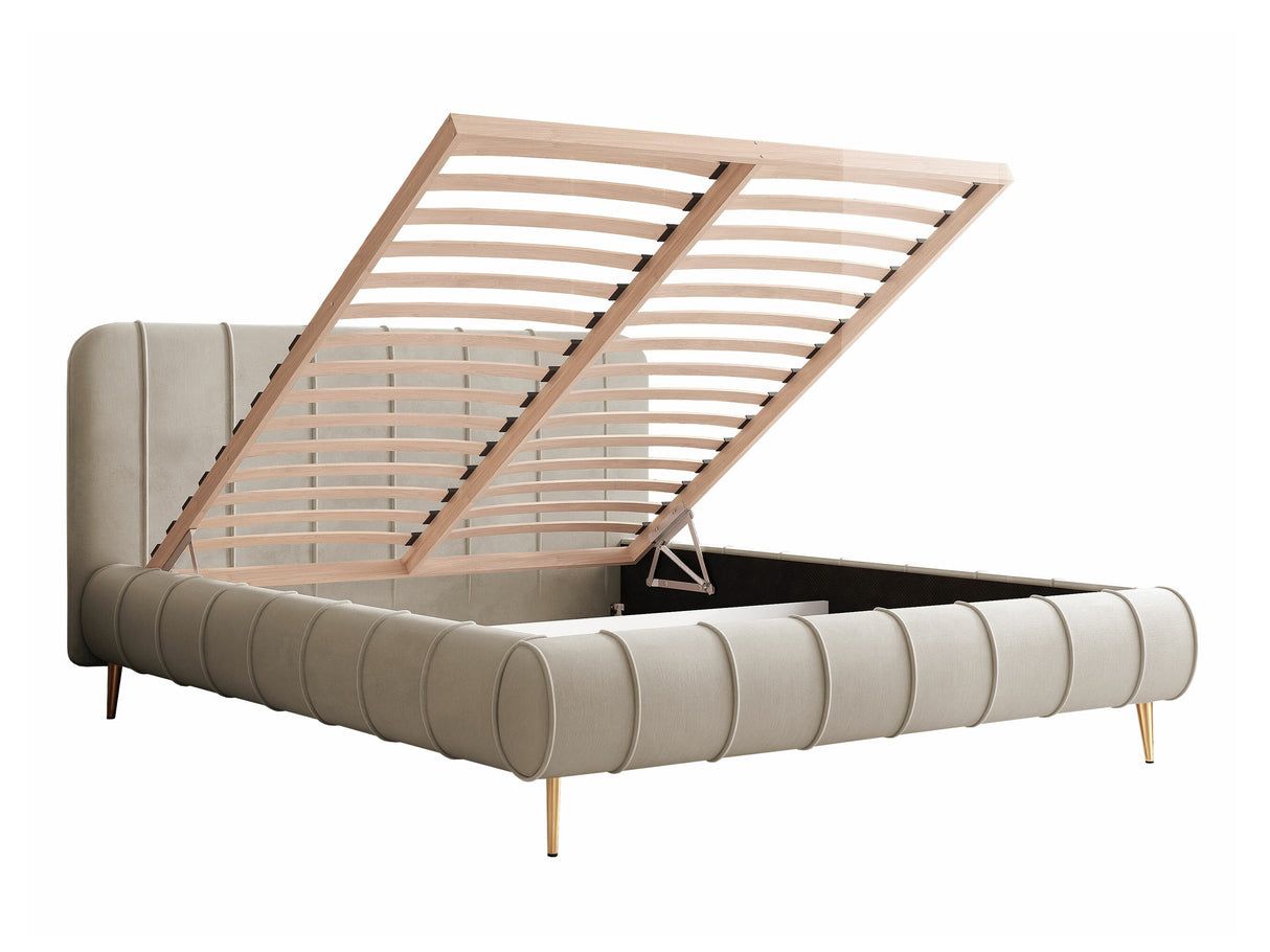Ágy SLIM XI złote nemgi, Szín: Kronos 38, Alvó felület mérete: 120 x 200 cm
