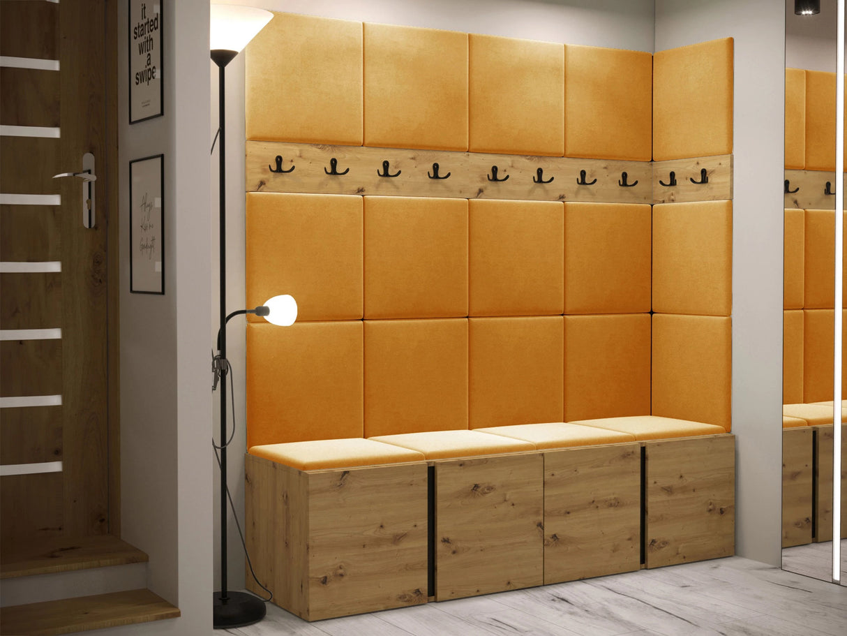Előszoba garnitúra ORION II (Tavasz II), Keret színe: Artisan tölgy, Puha falpanel színe: Manila 32 4471066