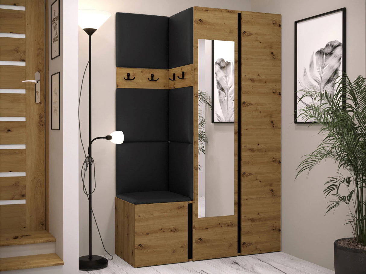 Előszoba garnitúra ORION XXVI (Tavasz XXVI), Keret színe: Artisan tölgy +, Puha falpanel színe: Soft 011 4478693