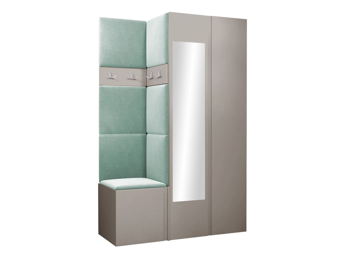 Előszoba garnitúra ORION XXVI (Tavasz XXVI), Keret színe: Kasmír, Puha falpanel színe: Manila 11