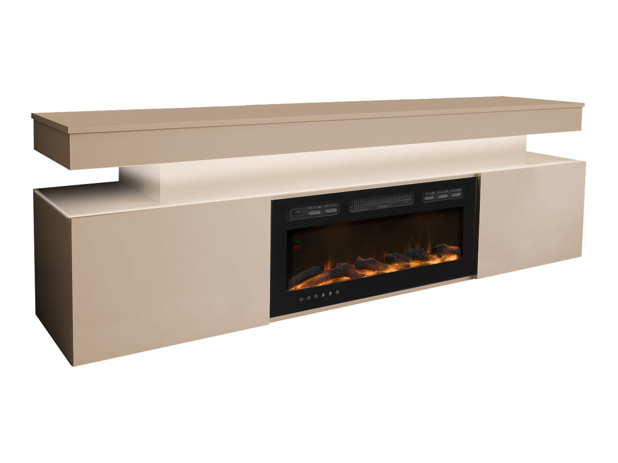 TV-állvány RTV EF 2D GLOSSA + + (Lestirola), Szín: Világosbarna 4479248