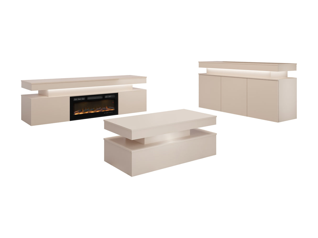 Nappali szett GLOSSA II (Lestorila), Szín: Világosbarna 4479329