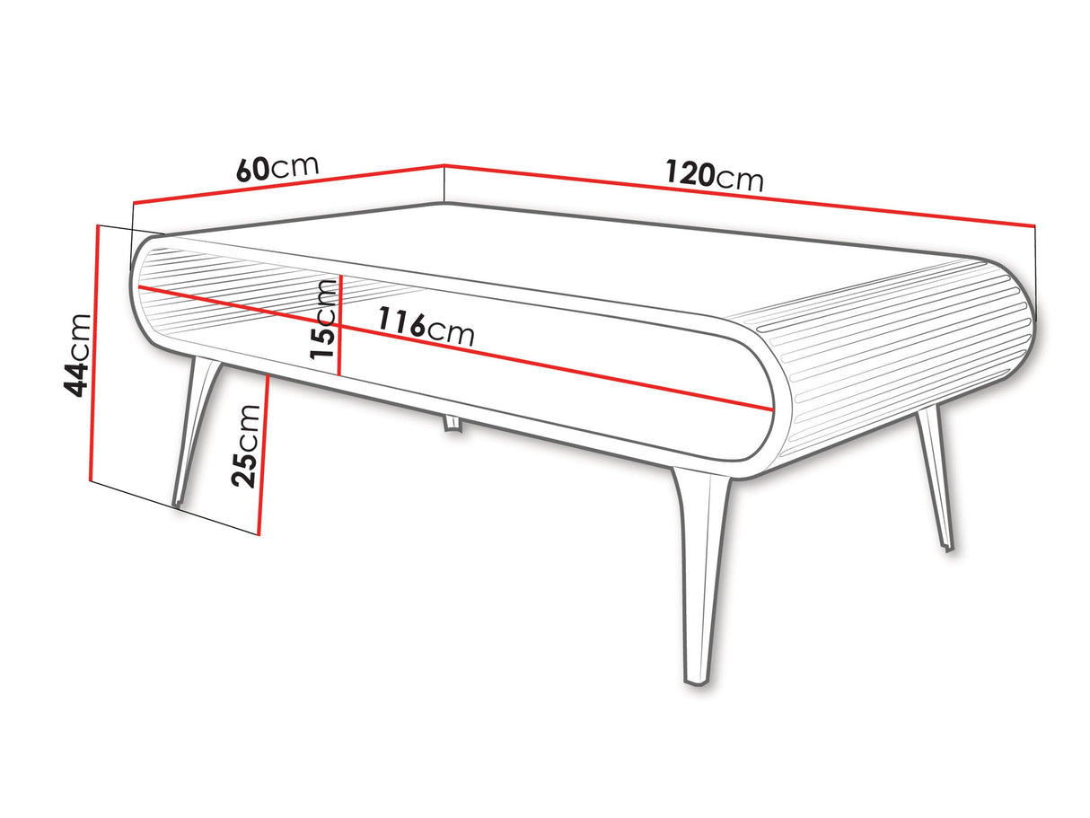 Dohányzóasztal ARISTO, színe: márvány