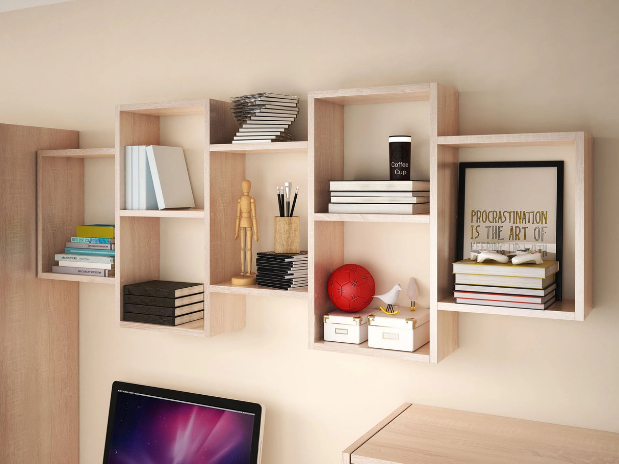 Fali polc Trio 001 (Cygni), Szín: Sonoma tölgy 4495701