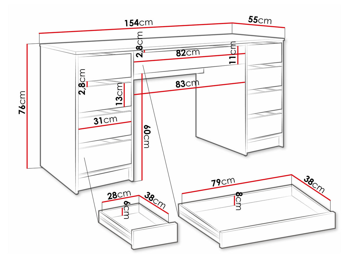 Íróasztal / ADA BIS () 4496401