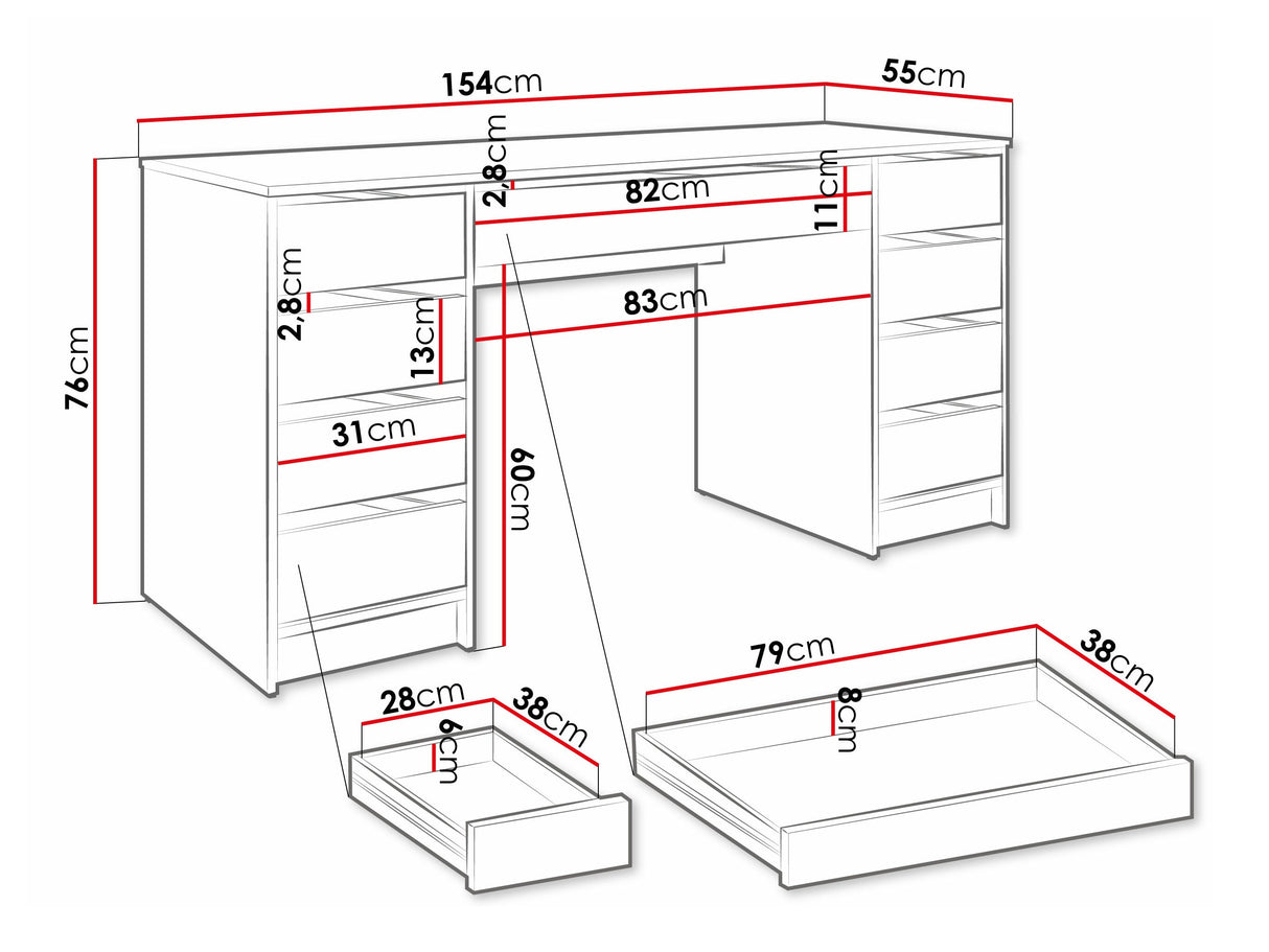 Íróasztal / ADA BIS () 4496440
