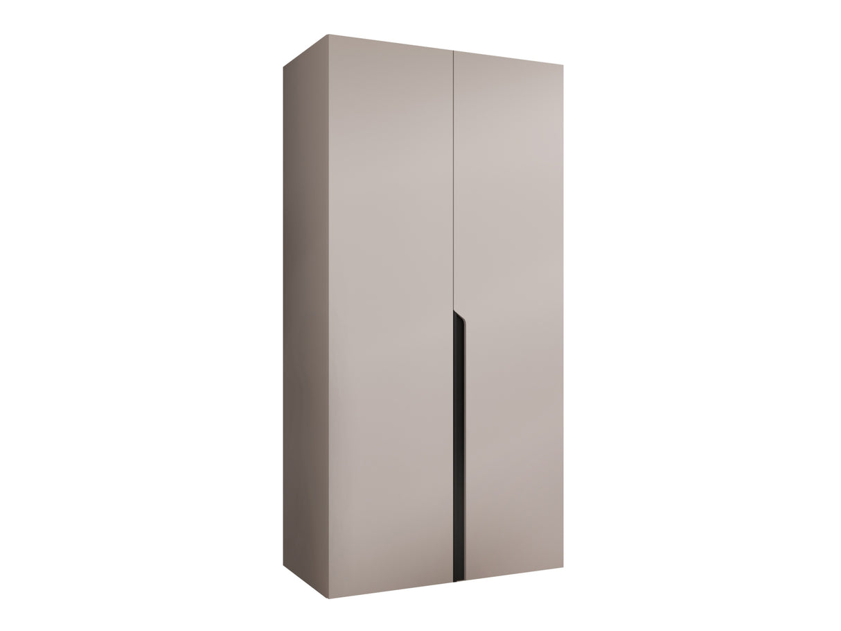 Gardróbszekrény MILA 1 100, Szín: Kasmír, Fogantyú színe: