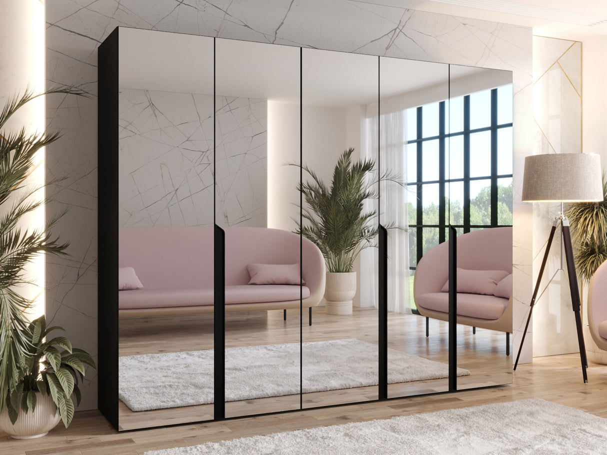 Gardróbszekrény MILA 3 250, Szín:, Fogantyú színe: