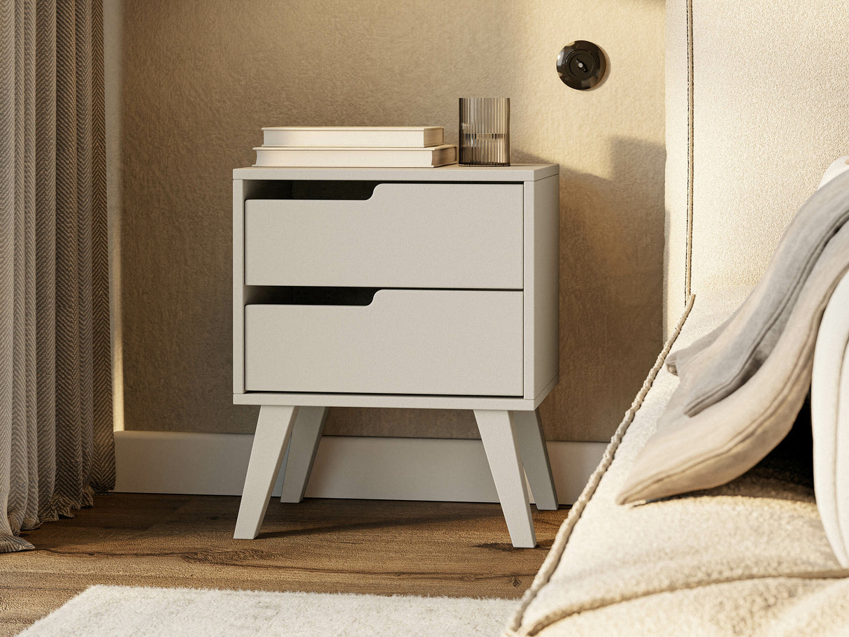 Éjjeliszekrény nemcny NORDELO, Szín: Kasmír, Változatok: Bal