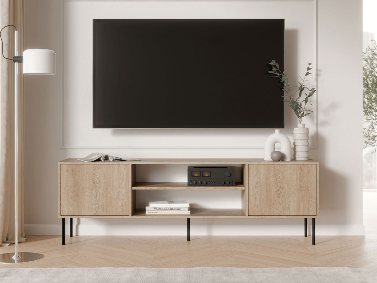 TV-állvány RTV DOMI EF 180 2D, Szín: Tölgy