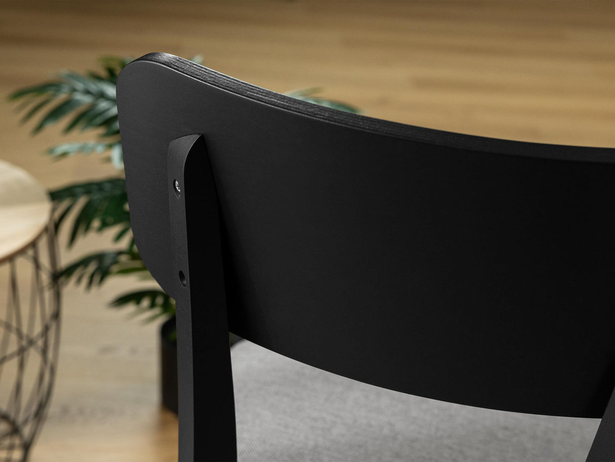 Szék HUGO 6 NEW, Fa színe: Fehér, : 28