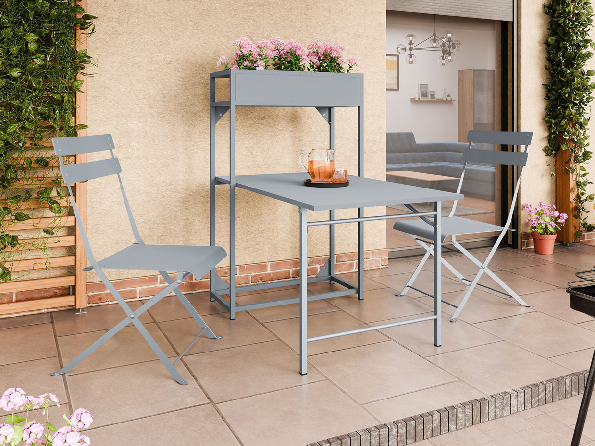 Erkélybútor-készlet owy na balkon TOURRA, Szín: Szürke 4540566