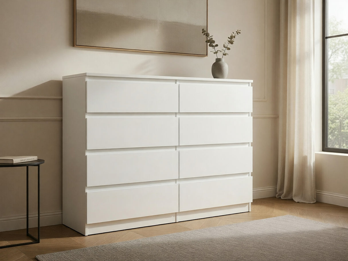 Komód MALWA M8 (Osko OK8), Szín: Fehér 4553697