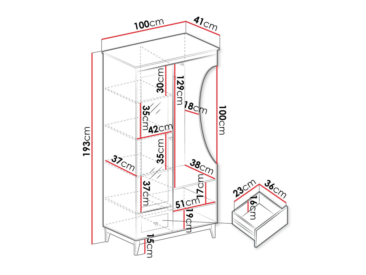 Előszoba garnitúra Garderoba WINDSOR Kasmír