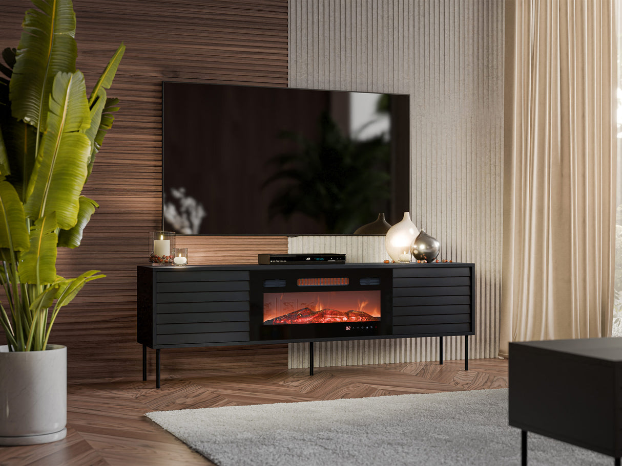 TV-állvány CORTINA RTV 180 EF +, Szín: Fekete 4613080