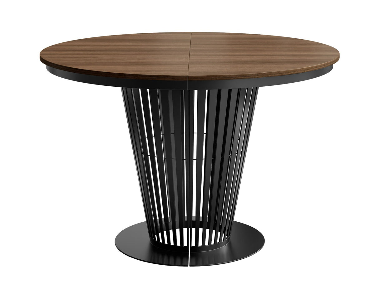 Összecsukható asztal ELANTRA 100 + Franklin 5903211495557 (Fekete + Sötét dió)