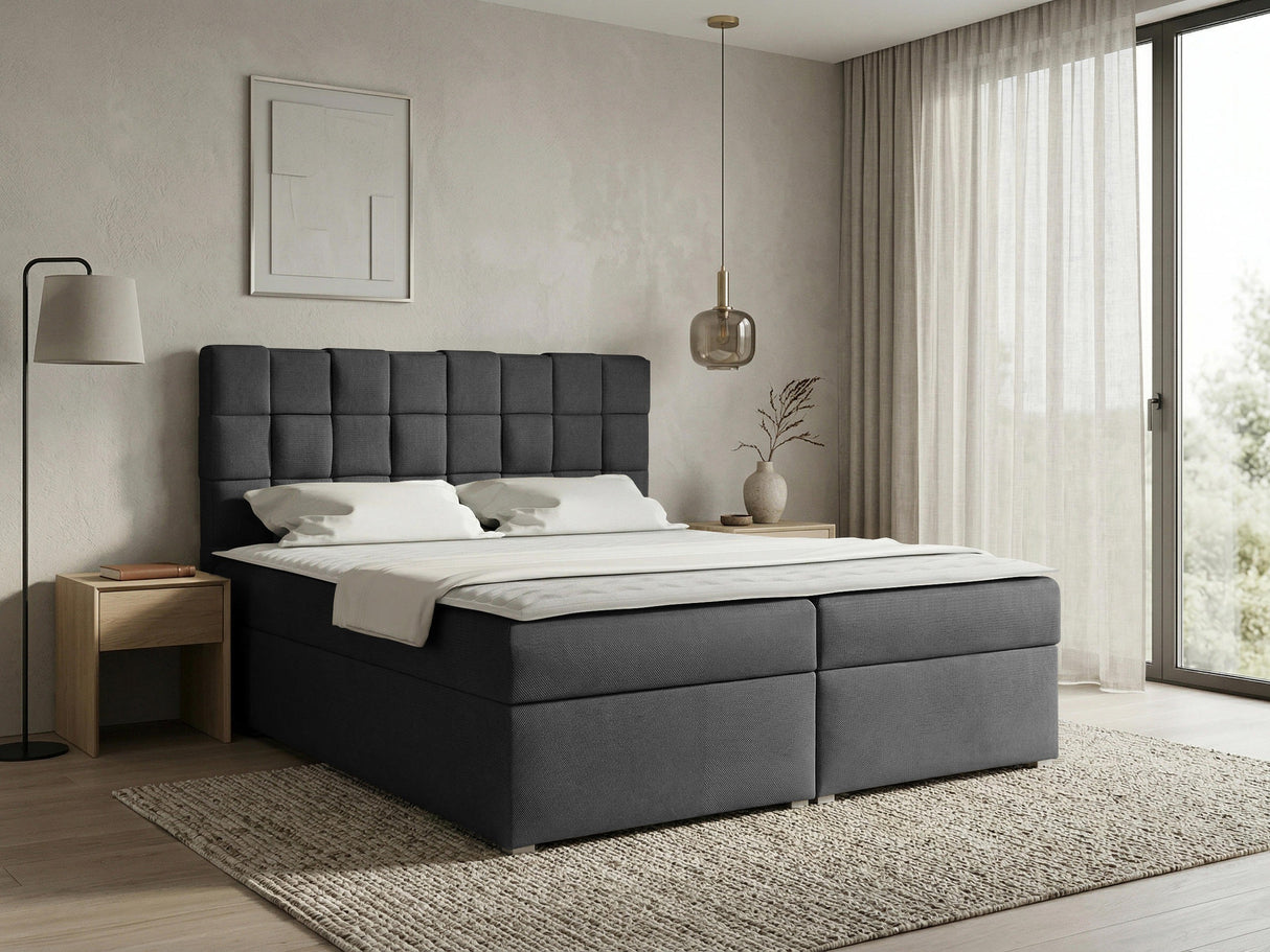 Kontinentális ágy MALMO BOX (Kinec Box), Szín: Kronos 22, Alvó felület mérete: 180 x 200 cm 4619219
