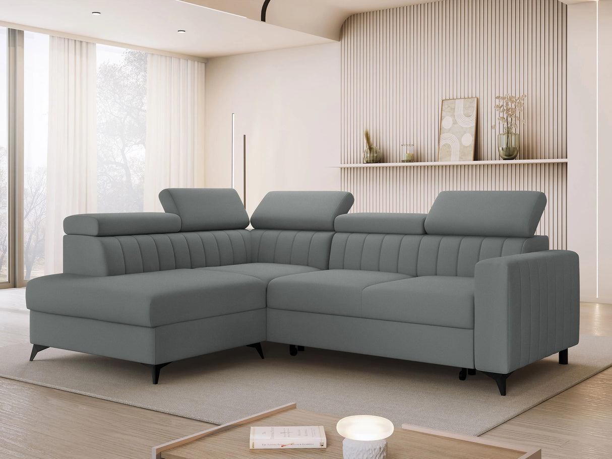 Sarokkanapé MILANO 2r+R+LXp,LXp+R+2r, Szín: Velutto 18, Változatok: Bal 4665947