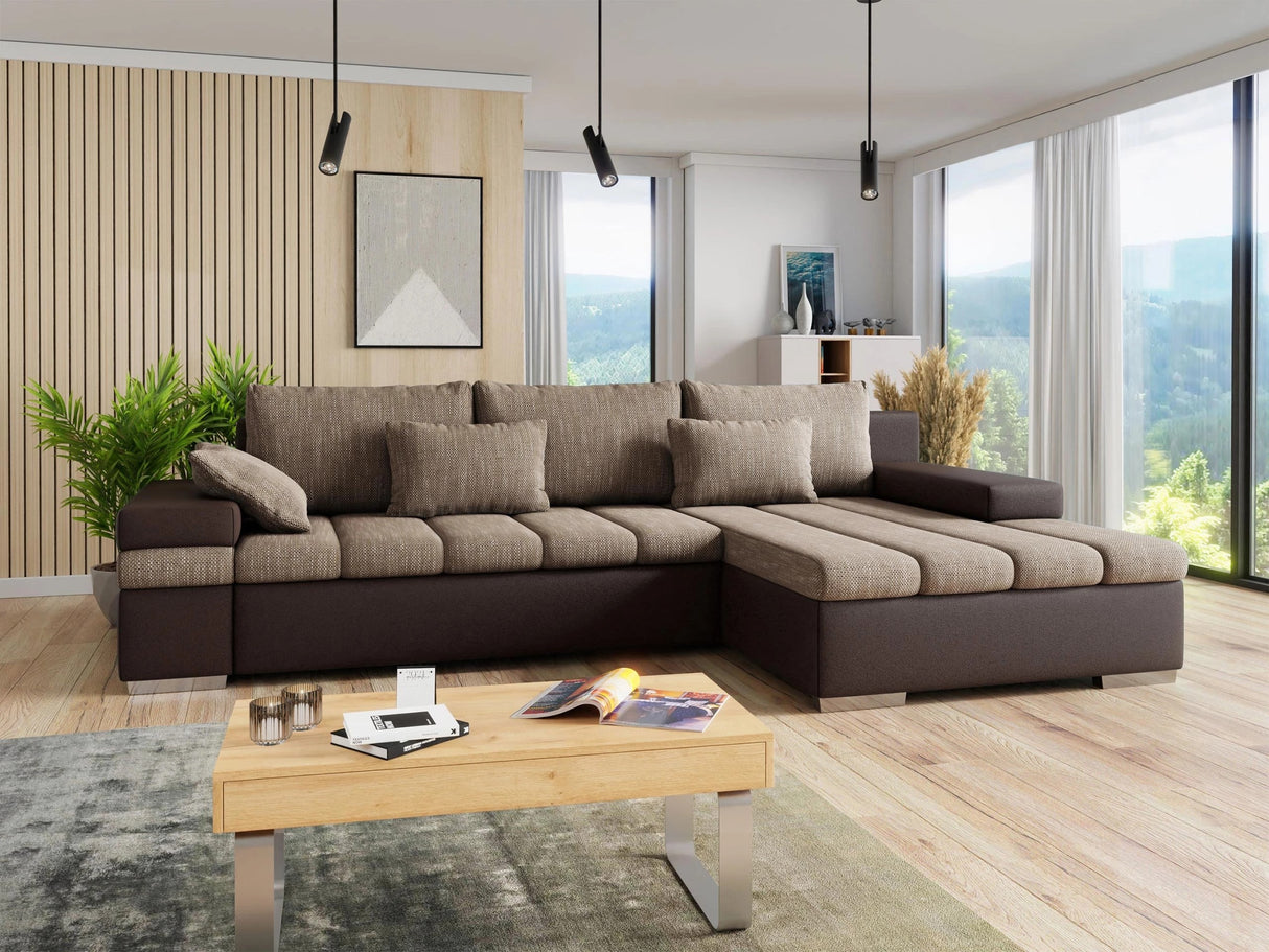 Sarokkanapé Bangkok (Kanton), Változatok: Jobb, Szín: Soft 066 + Lawa 02 4671003