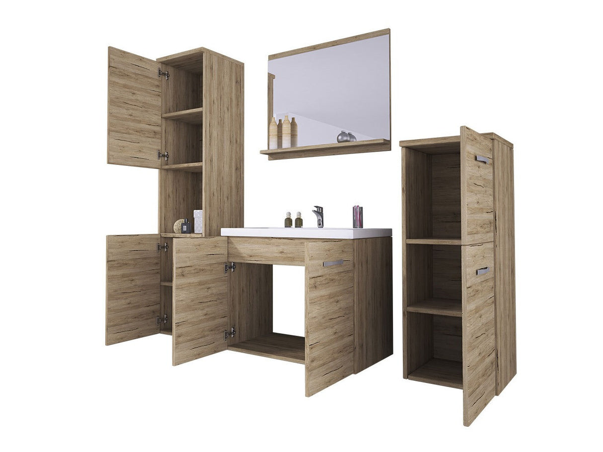 Fürdőszobai garnitúra Malo / maja (Megi I), Szín: Lefkas tölgy 4676754