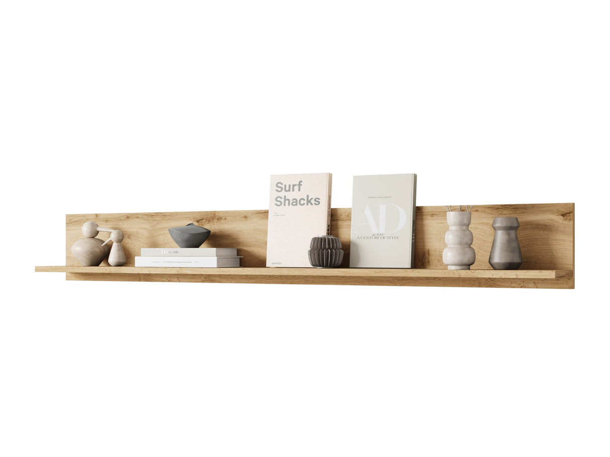 Fali polc VERA L-138, Szín: Wotan tölgy