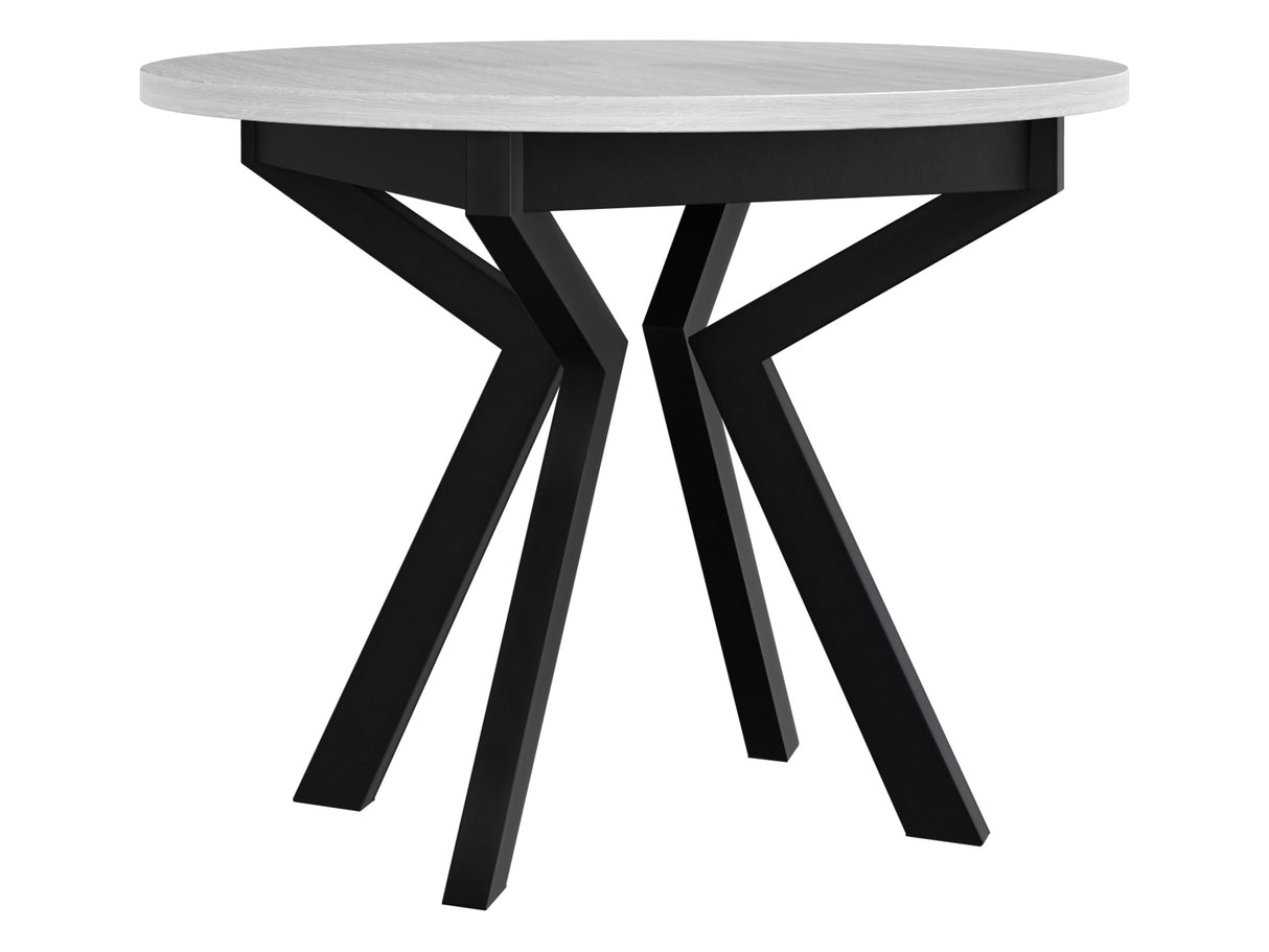 Asztal IKON 7 LAMINAT, Szín: Fehér + Fekete 4744309