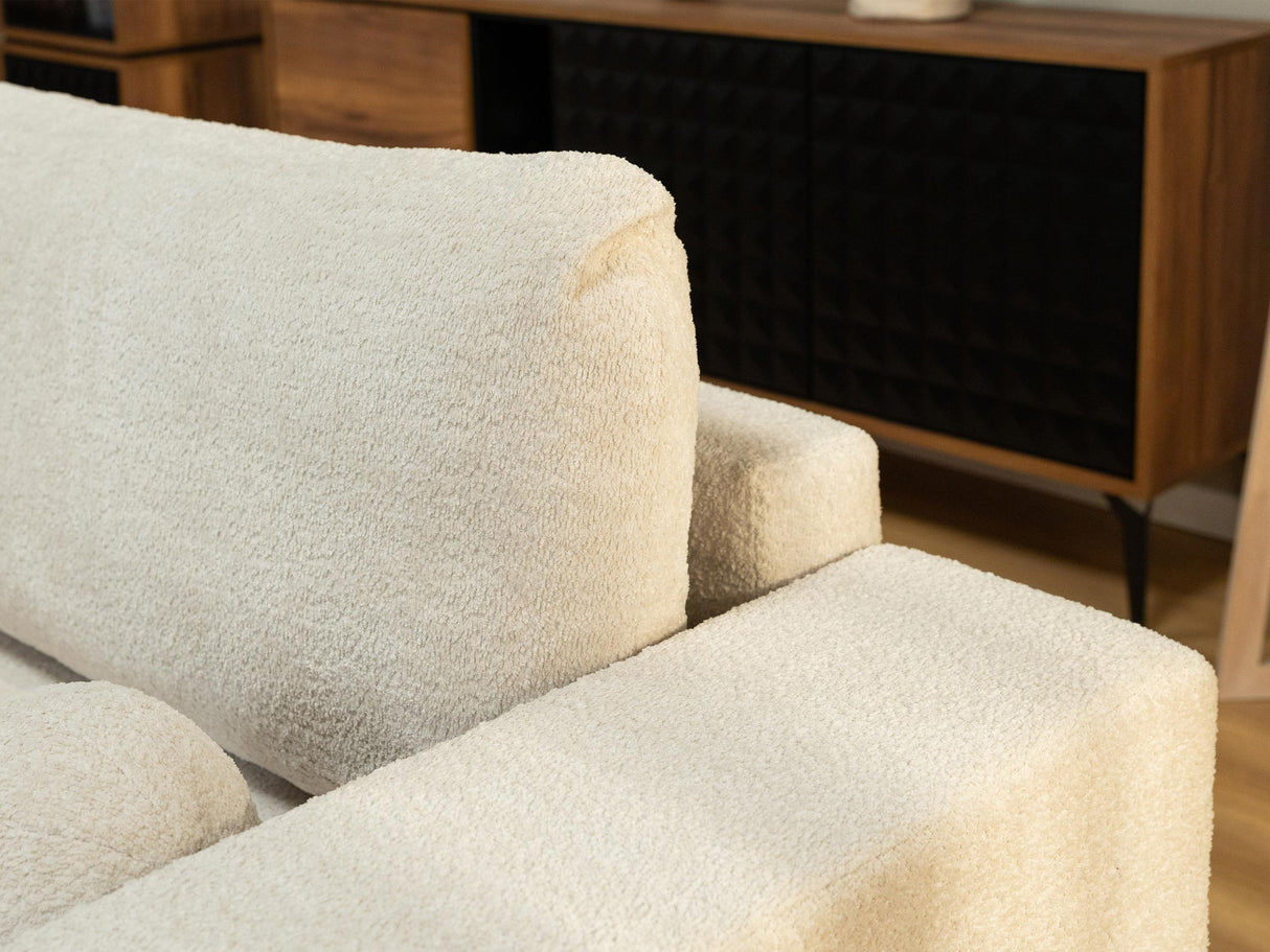 Sarokkanapé MIVO, Szín: Poso 100, Változatok: Jobb