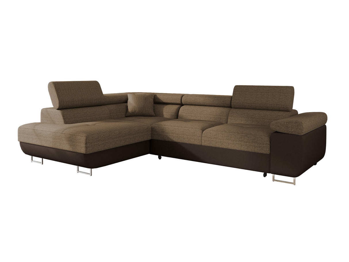 Sarokkanapé TOREZIO, Szín: Soft 066 + Lux 03, Változatok: Bal 4806345