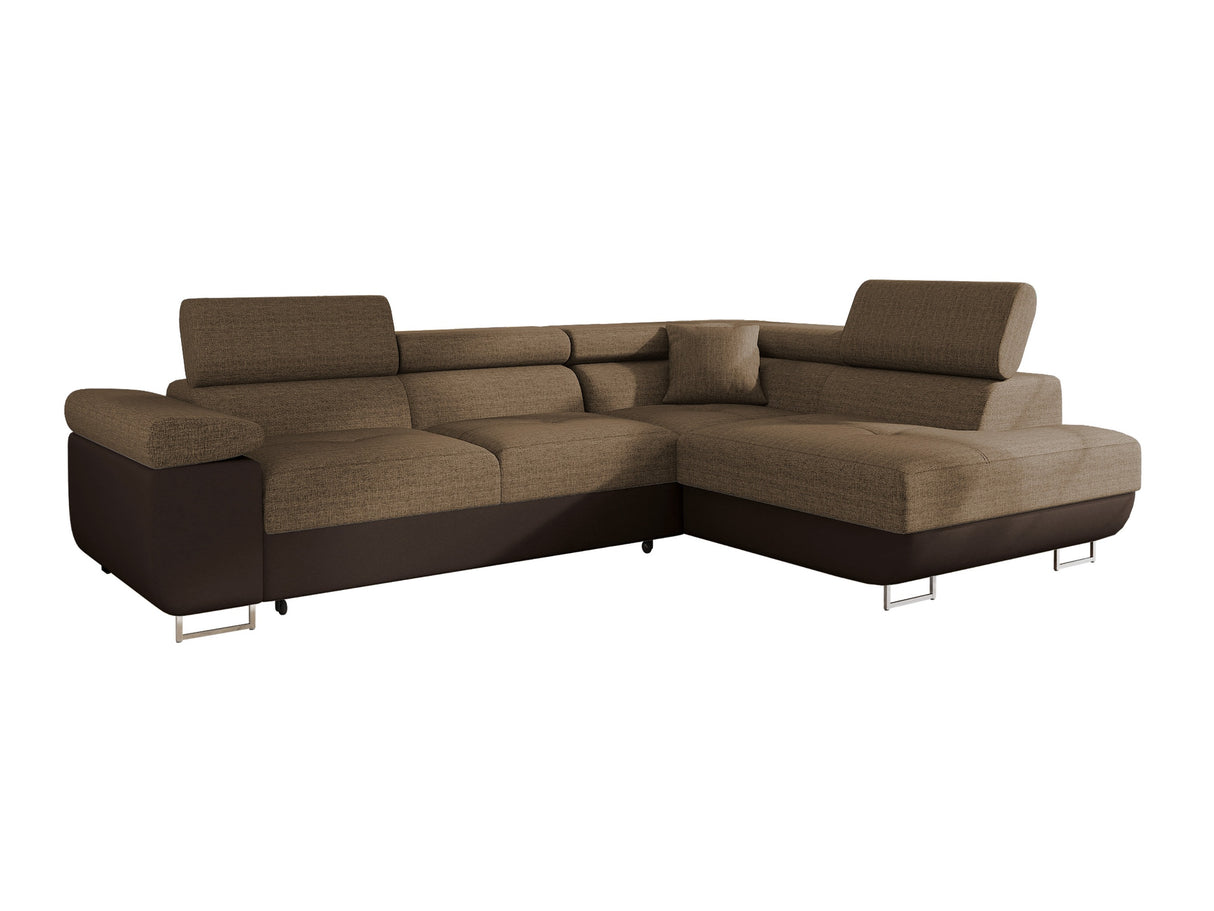 Sarokkanapé TOREZIO, Szín: Soft 066 + Lux 03, Változatok: Jobb 4806346