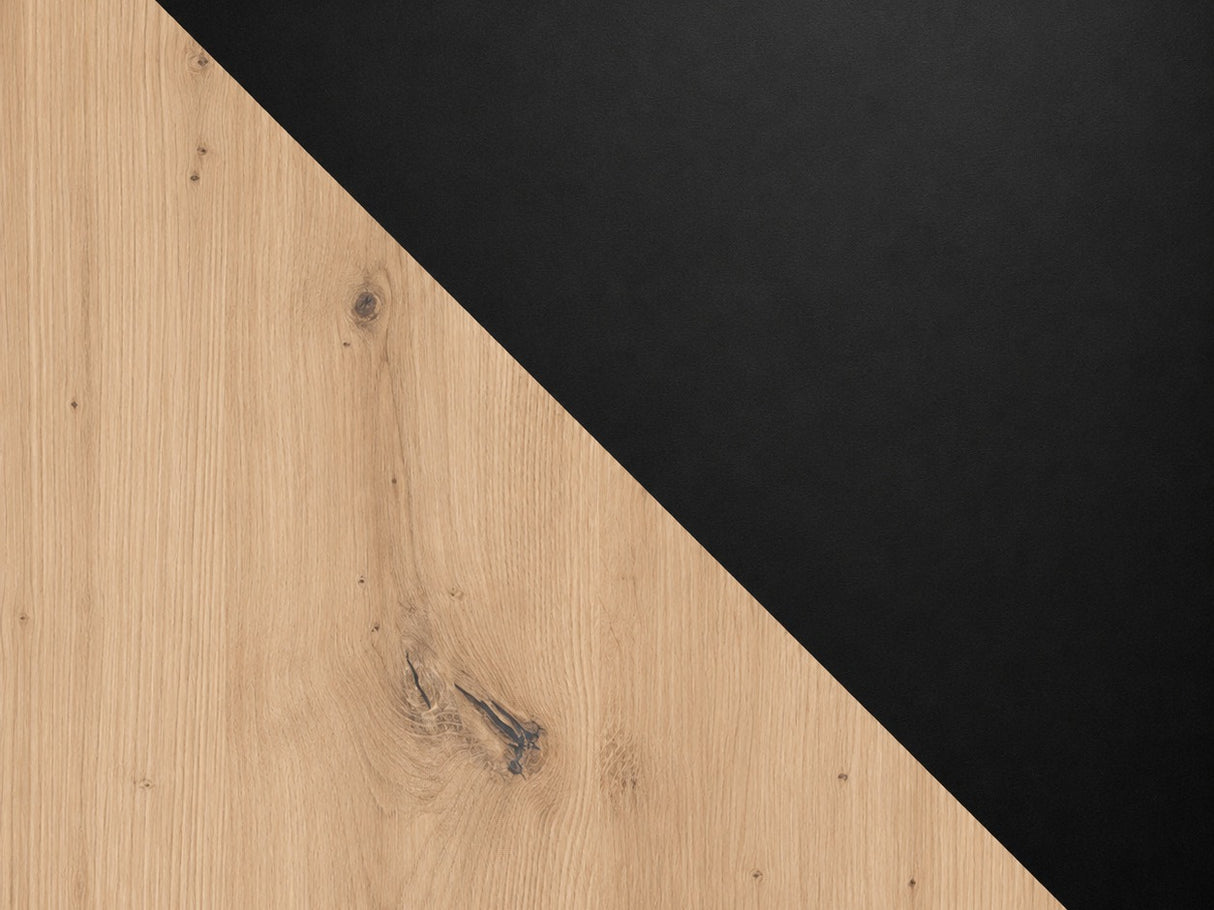 Asztal IKON 4 LAMINAT : / .: 5903211275876 (Fekete + Artisan tölgy) 4874185