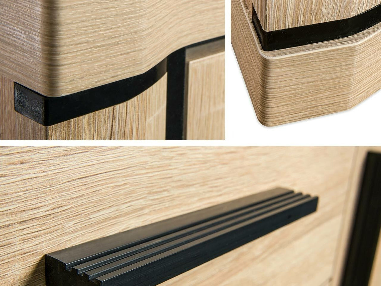 Komód Dallas D7 (Xavier), Szín: Triufel tölgy, -világítás: Nem 4874376