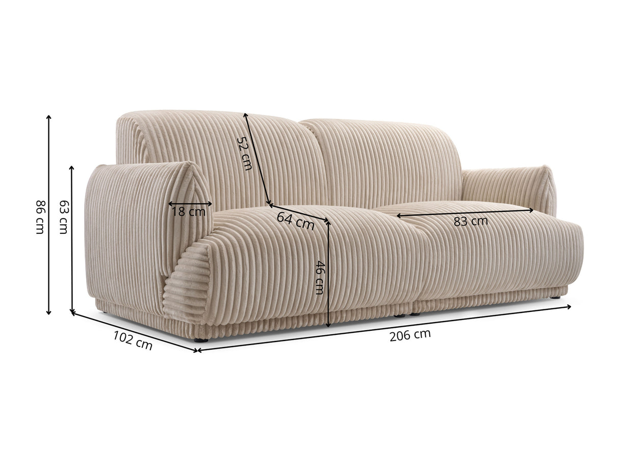 Kanapé COLIN, Szín: Tilia 37