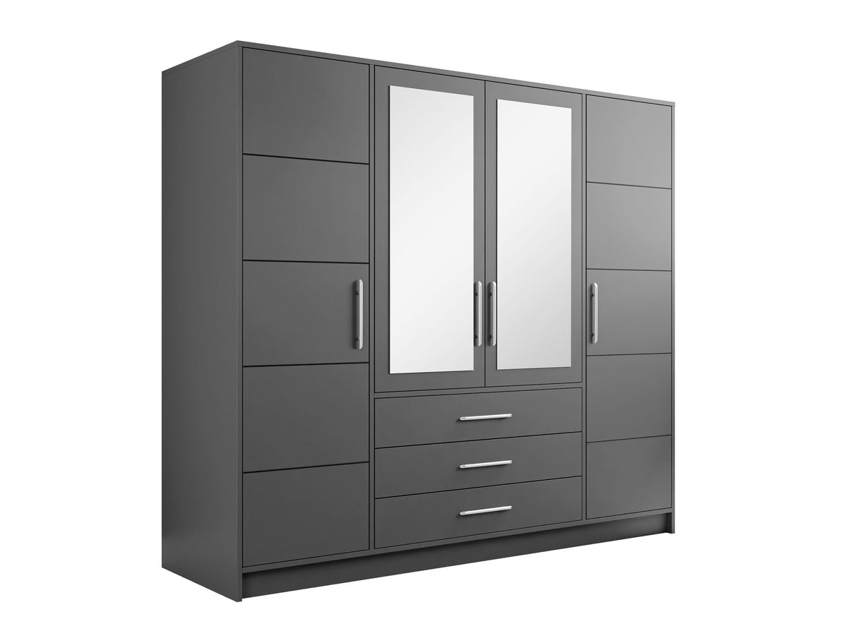 Gardróbszekrény BALI D4, Szín: Grafit 5020966