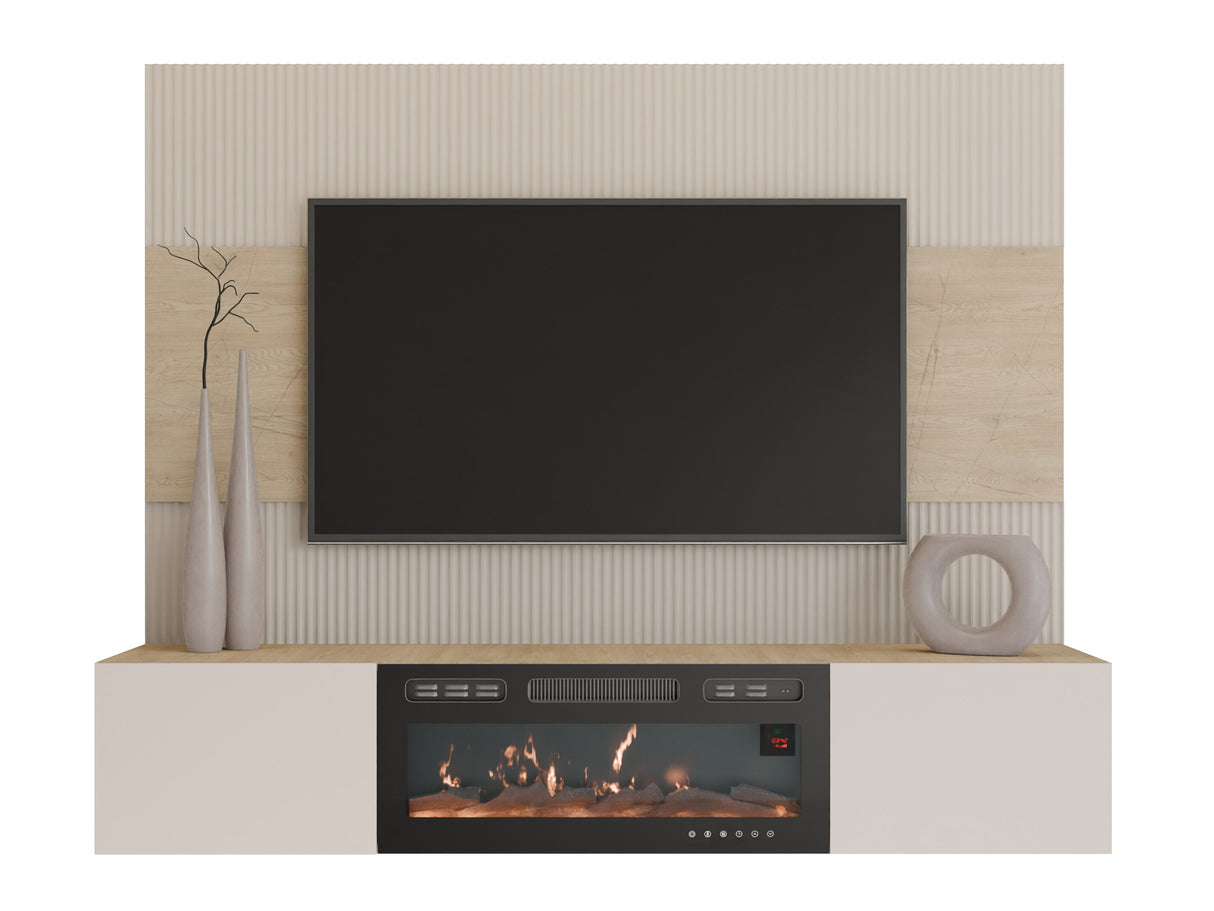 Nappali szett RTV 180x150 DEROMI EF +, Szín: + Cremona tölgy