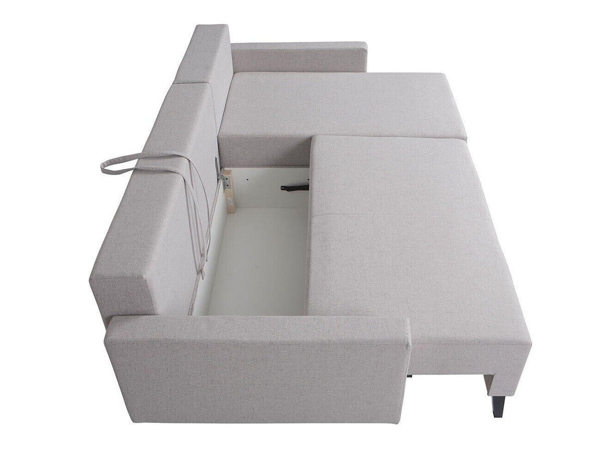 Sarokkanapé Oviedo Gloss (Naviedo Gloss), Szín: Aura 23 + Fényes fekete 5028846