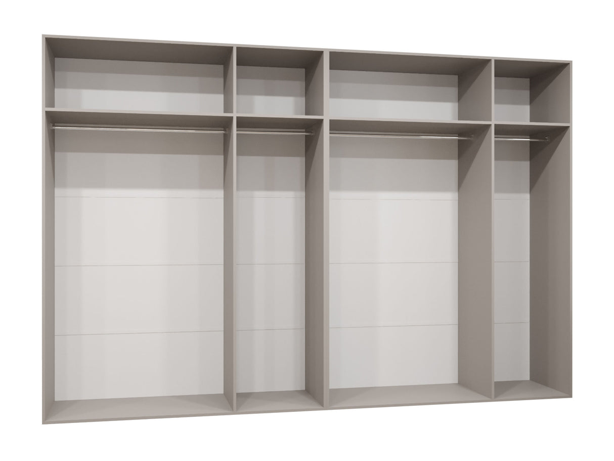 Gardróbszekrény 300 MALAGA, Szín: Fehér 5051814