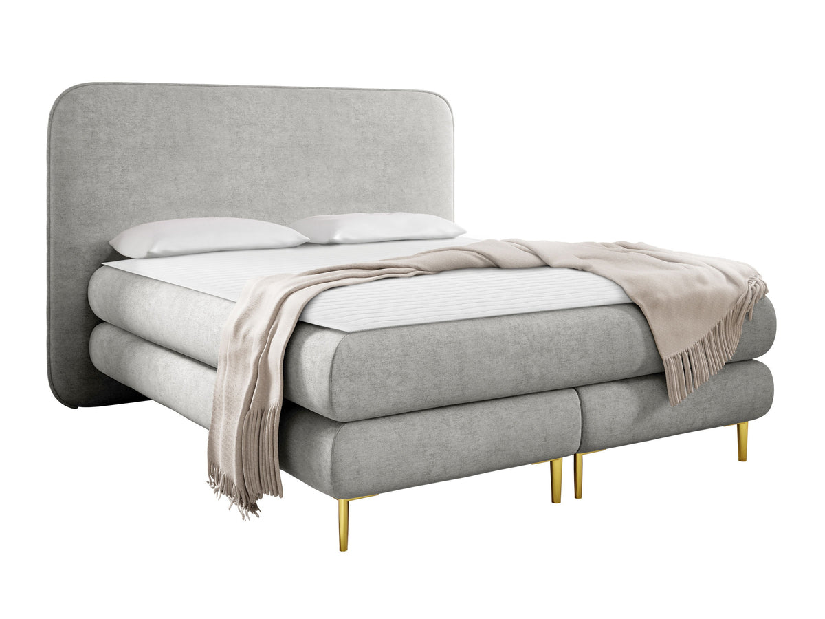 Kontinentális ágy Łoże AMARETTO + topper M, Szín: Nazar 225.05, Alvó felület mérete: 140 x 200 cm 5064747