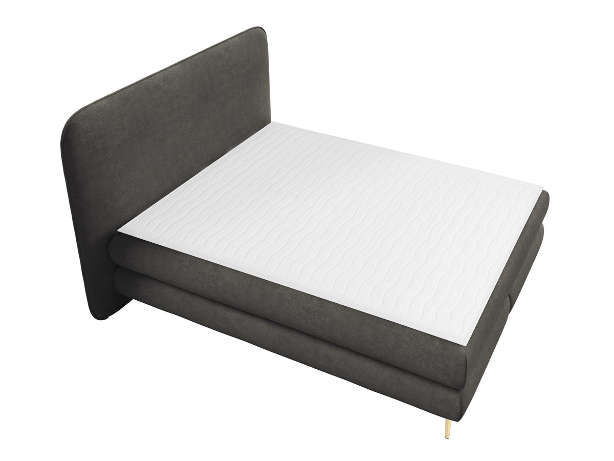 Kontinentális ágy Łoże AMARETTO + topper M, Szín: Nazar 225.06, Alvó felület mérete: 140 x 200 cm 5064765