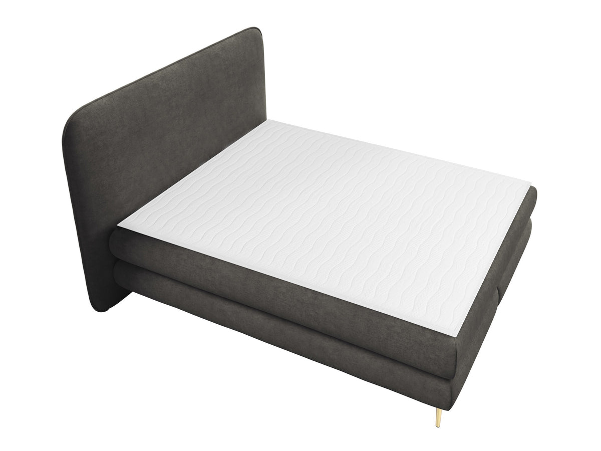 Kontinentális ágy Łoże AMARETTO + topper M, Szín: Nazar 225.06, Alvó felület mérete: 180 x 200 cm 5064779