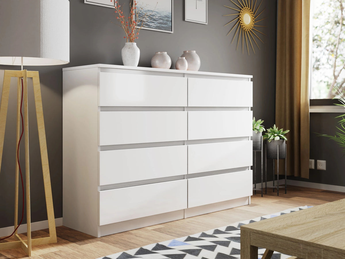 Komód MALWA M8 (Osko OK8), Szín: Fehér 5077672