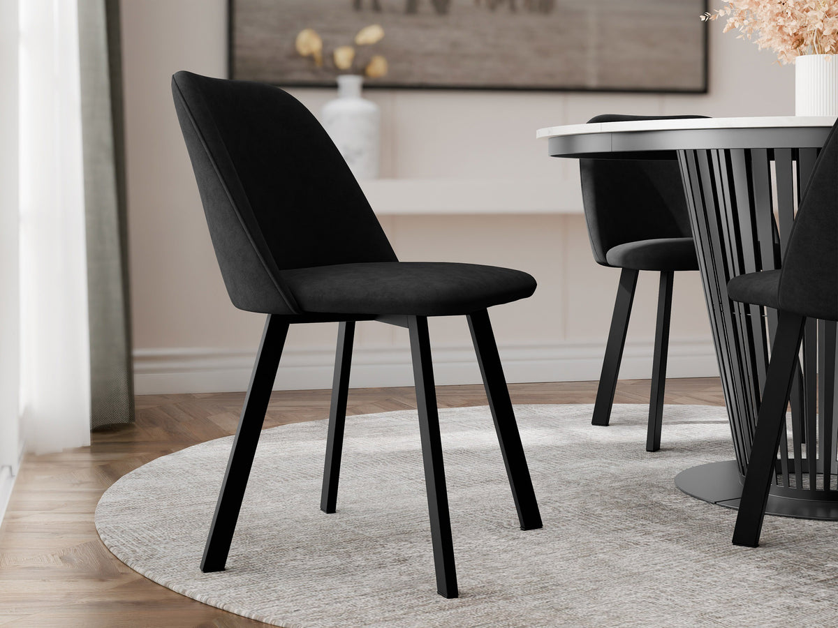 Szék K109, Lábak színe: Fekete, : Uttario Velvet 2980 5114662