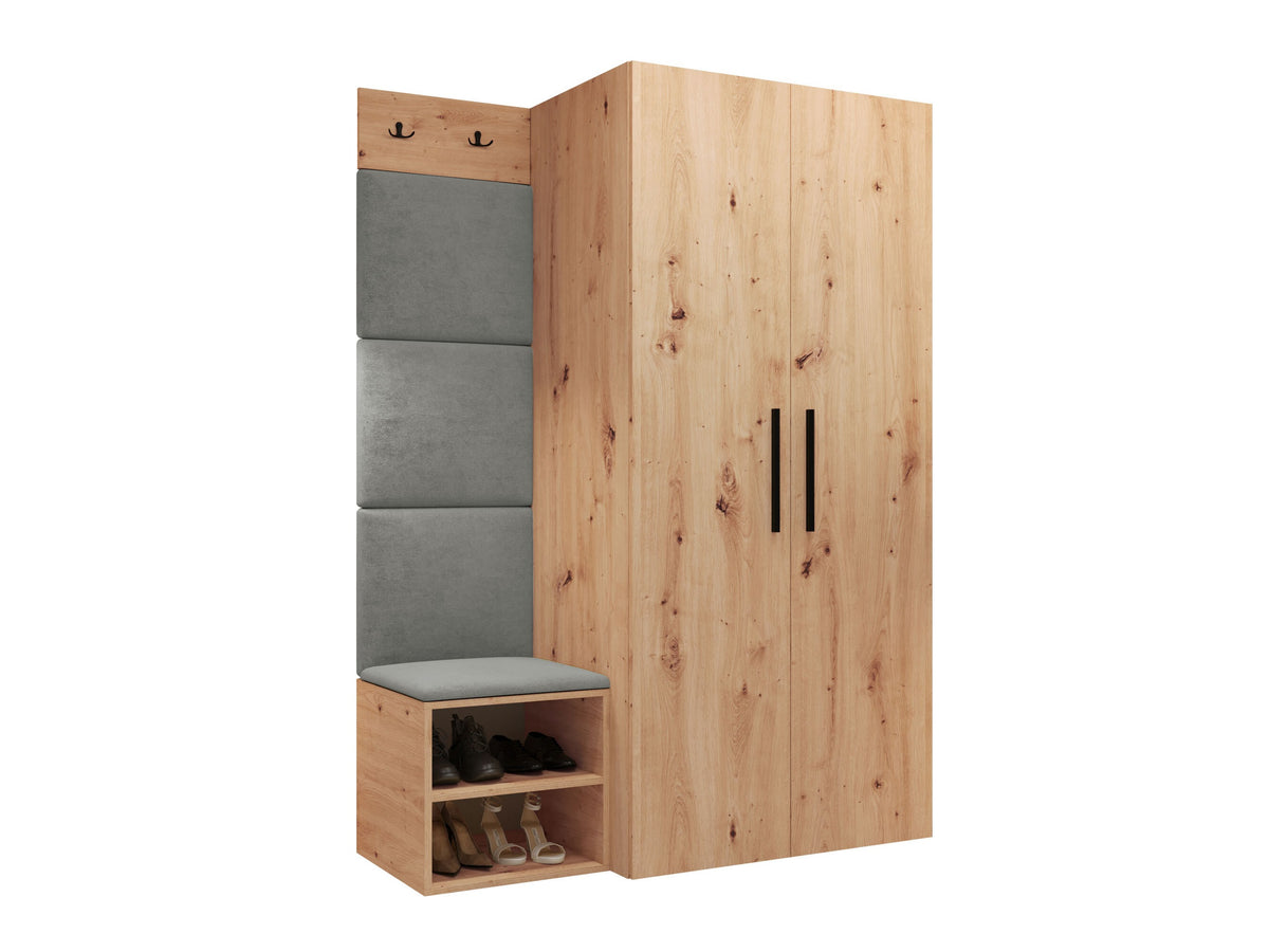 Előszoba garnitúra Garderoba MEDI IV, Keret színe: Artisan tölgy, Puha falpanel színe: Polo 894 5121294