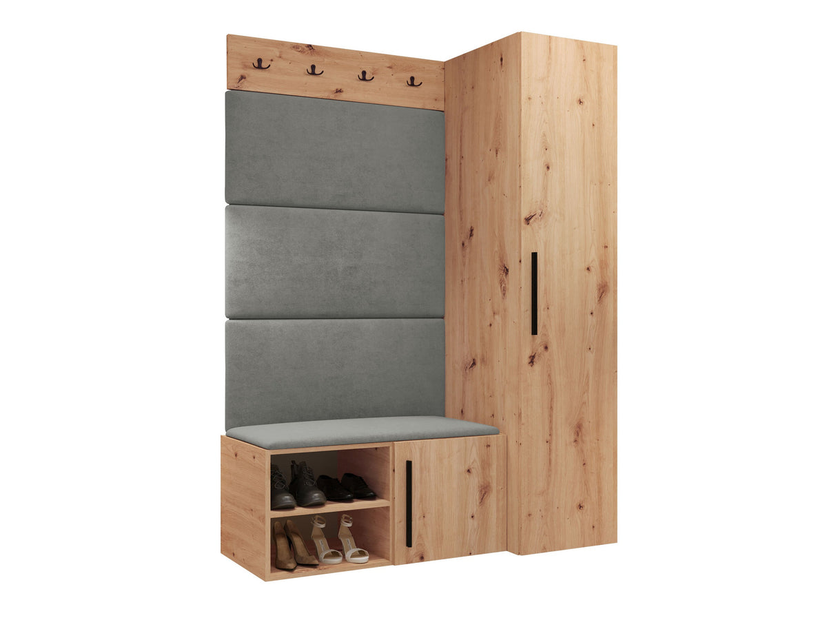 Előszoba garnitúra Garderoba MEDI II, Keret színe: Artisan tölgy, Puha falpanel színe: Polo 894 5121356