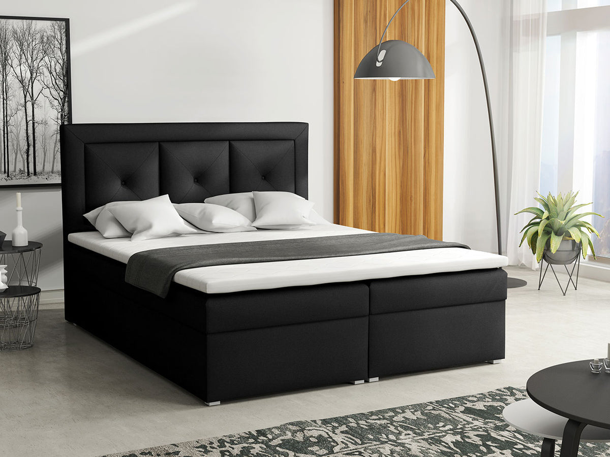 Kontinentális ágy MODEN PLUS BOX (Koay Plus Box), Szín: Victoria 14 869, Alvó felület mérete: 160 x 200 cm