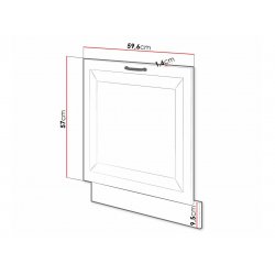 Zm 570 X 596 Front Retroline mosogatógép ajtó