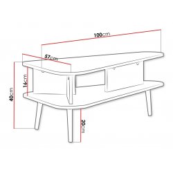 Pinelli Pn-02 dohányzóasztal