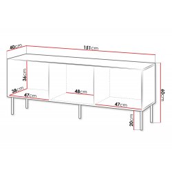 Rtv Siena 150 3D tv-állvány