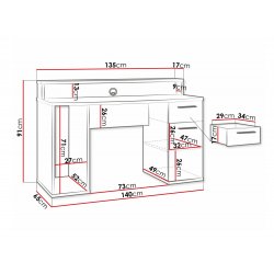 Ayo Tzrb219B3 + Led gamer asztal