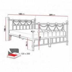 Takezi 120X200 Ágy